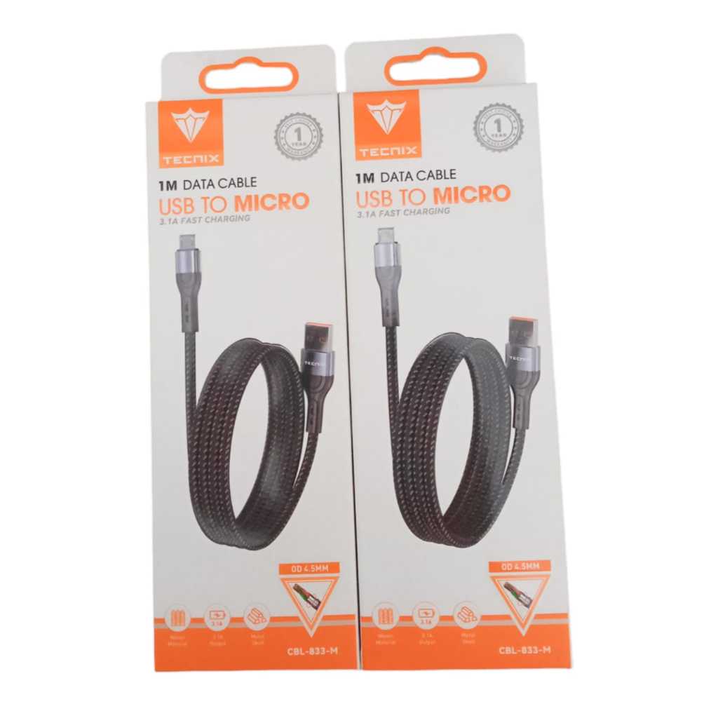 TECNIX 1M DATA CABLE USB TO MICRO