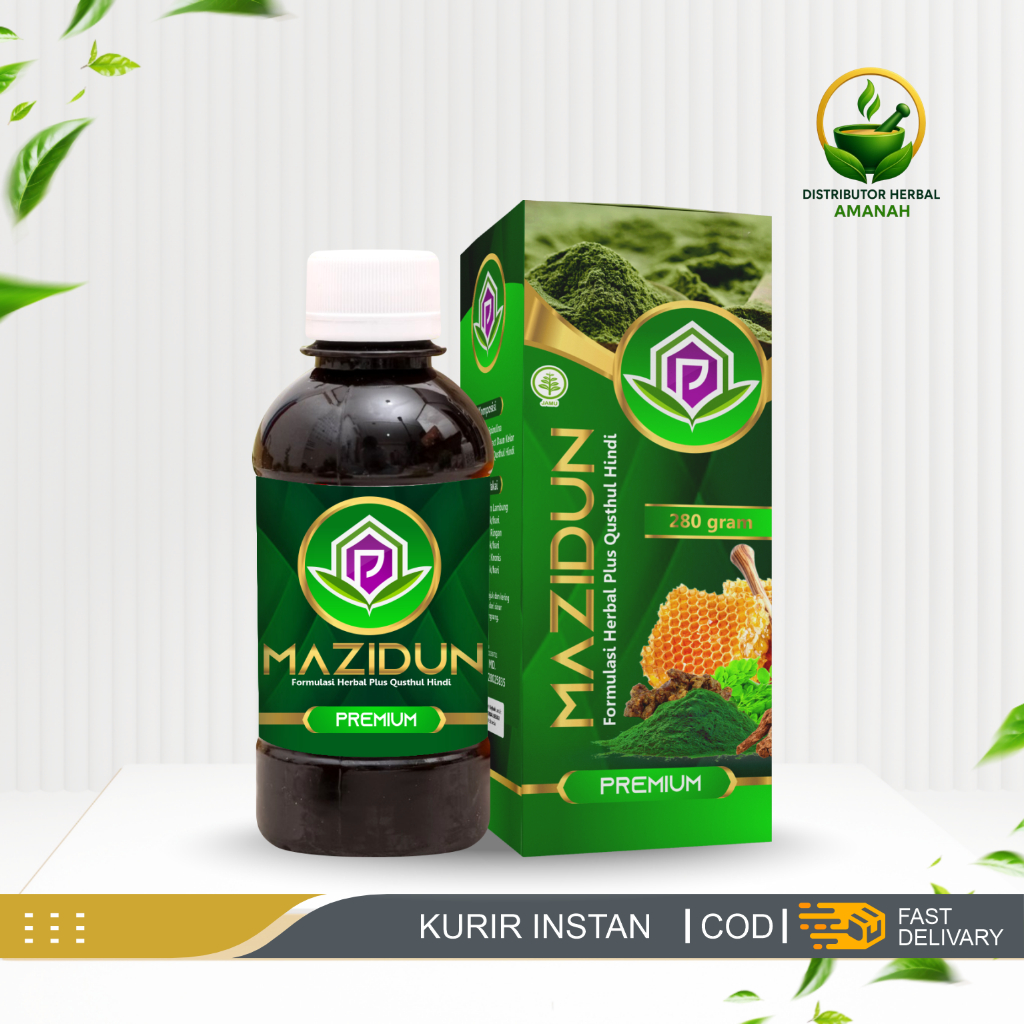 

Mazidun Madu Herbal Lambung, gerd, maag Plus Qusthul Hindi 280 gr