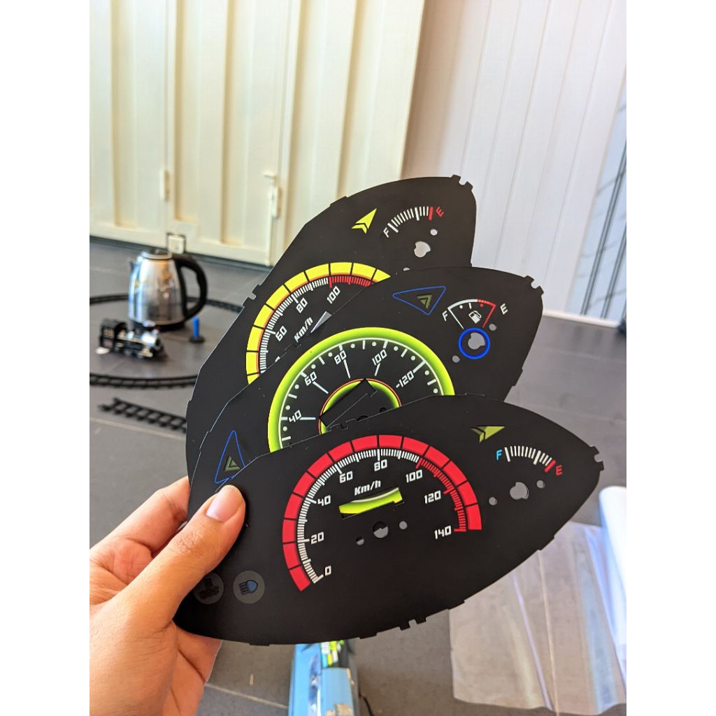SCM Speedo Custom Kediri Vario 110 karbu PAPAN PANEL SPEEDOMETER CUSTOM VARIO KARBU 110