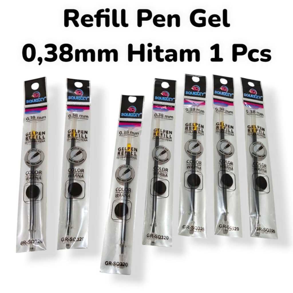 

AS888 - Refill Gel Pen - Isi Ulang Pulpen Gel 0.38mm Tinta Hitam