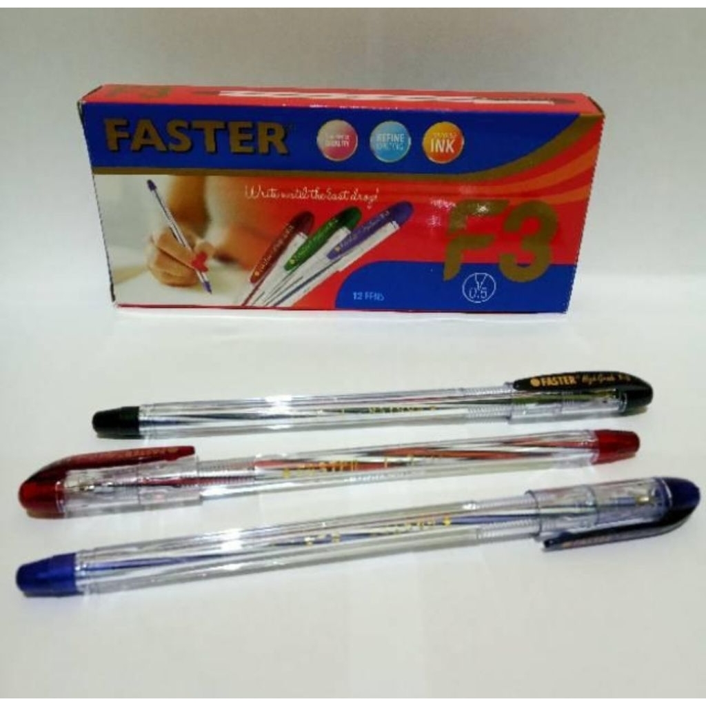 

Pulpen Faster F3 0.5 mm - Hitam ( 1 pcs )