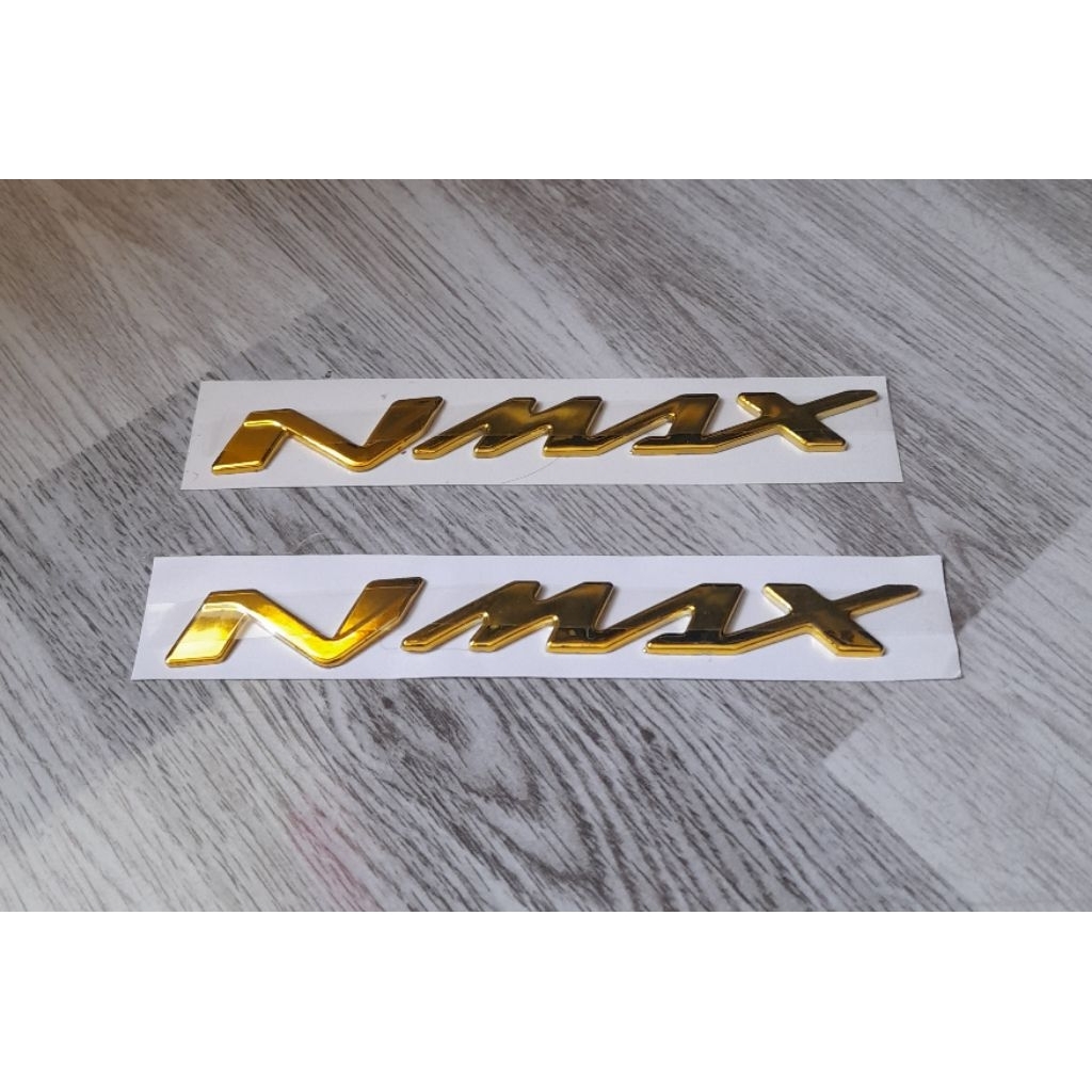 Emblem logo Yamaha NMAX timbul sepasang / Emblem logo Yamaha Nmax terbaru / emblem Yamaha N-MAX