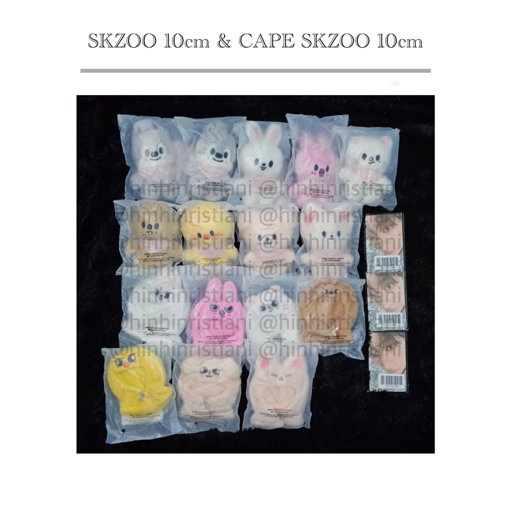 [READY STOCK & BACA DESCRIPTION] CAPE SKZOO 10cm