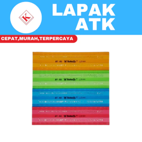 

Penggaris Butterfly BT-R3 / MAL HURUF 3MM butterfly ++++/VV