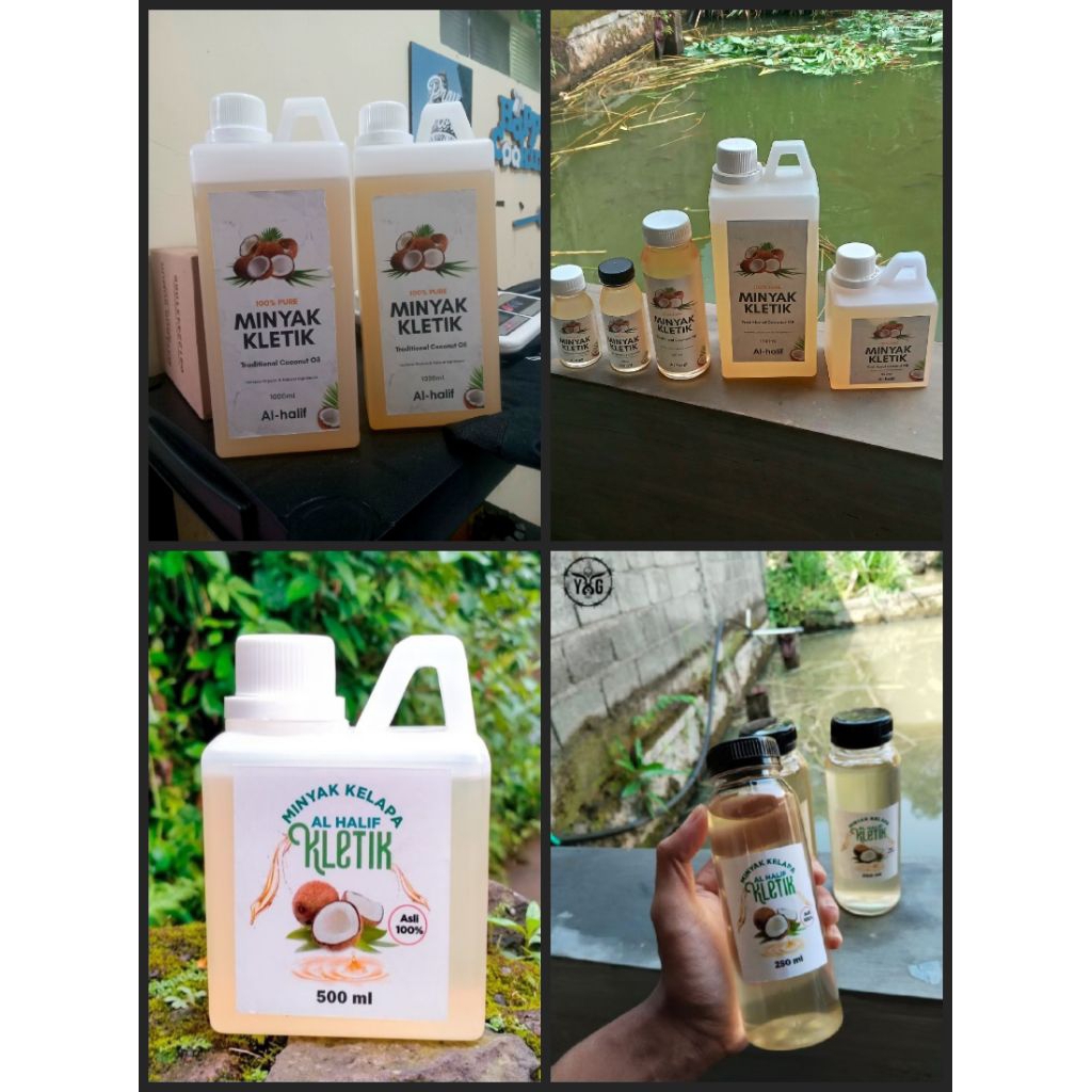 

Minyak kelapa/kletik Al Halif asli murni 100%