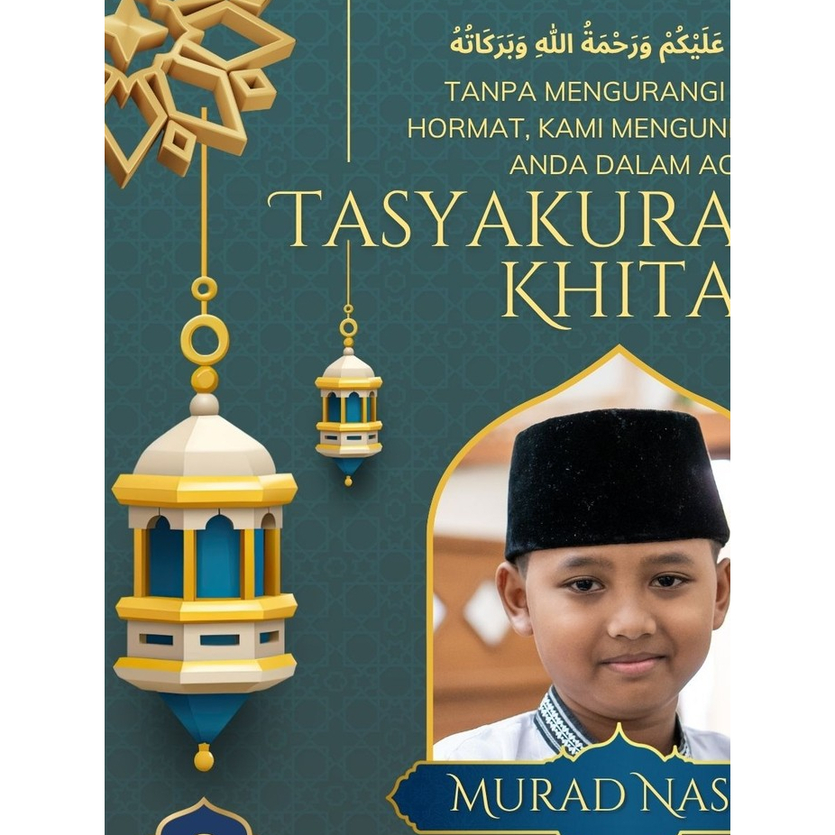 Undangan Tasyakuran Khitanan | Undangan Khitanan Digital Video | Undangan Video