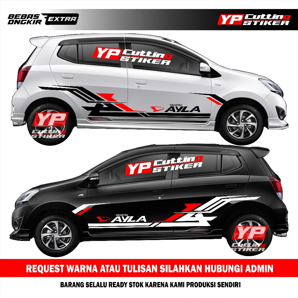 Sticker mobil ayla agya sticker list terlaris mobil ayla agya stiker mobil ayla agya keren 2