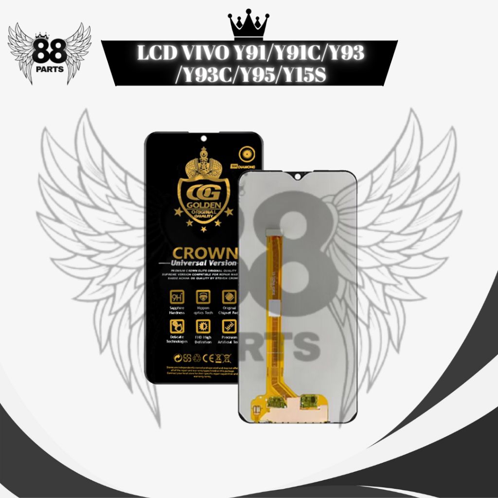 LCD VIVO Y91C / Y91 / Y93 / Y93C /Y95 / Y1S / 1820 TOUCHSCREEN FULLSET COMPLETE ORIGINAL LCD