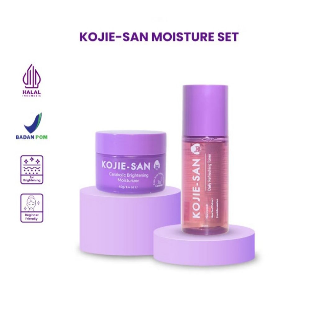 PRELOVED || KOJIE-SAN Skincare • Kojie-san Moisturizer • Kojie-san Toner • Moisture Set