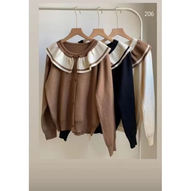 BAJU IMPORT ATASAN WANITA KOREA STYLE/BAJU ATASAN KNIT KOREA