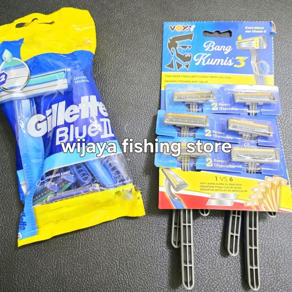 alat cukur kumis / cukuran merk gillette dan bang kumis