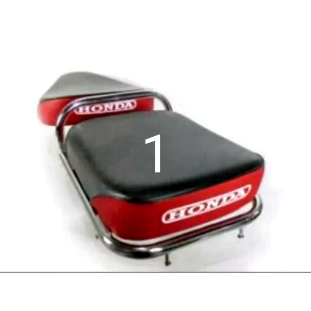 jok pisah Honda c70 c50 komplit hitam merah