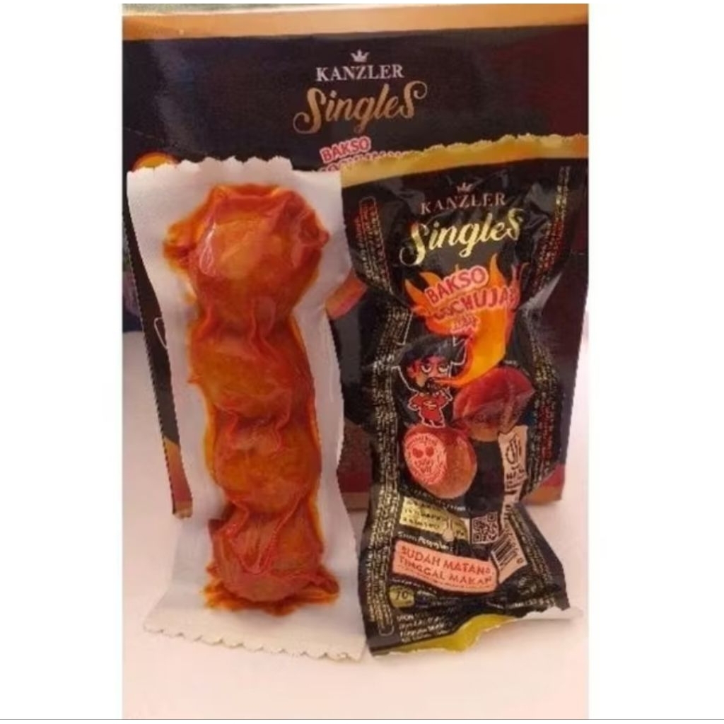 

1 Box Bakso Kanzler Singles GOCHUJANG isi 12pcs