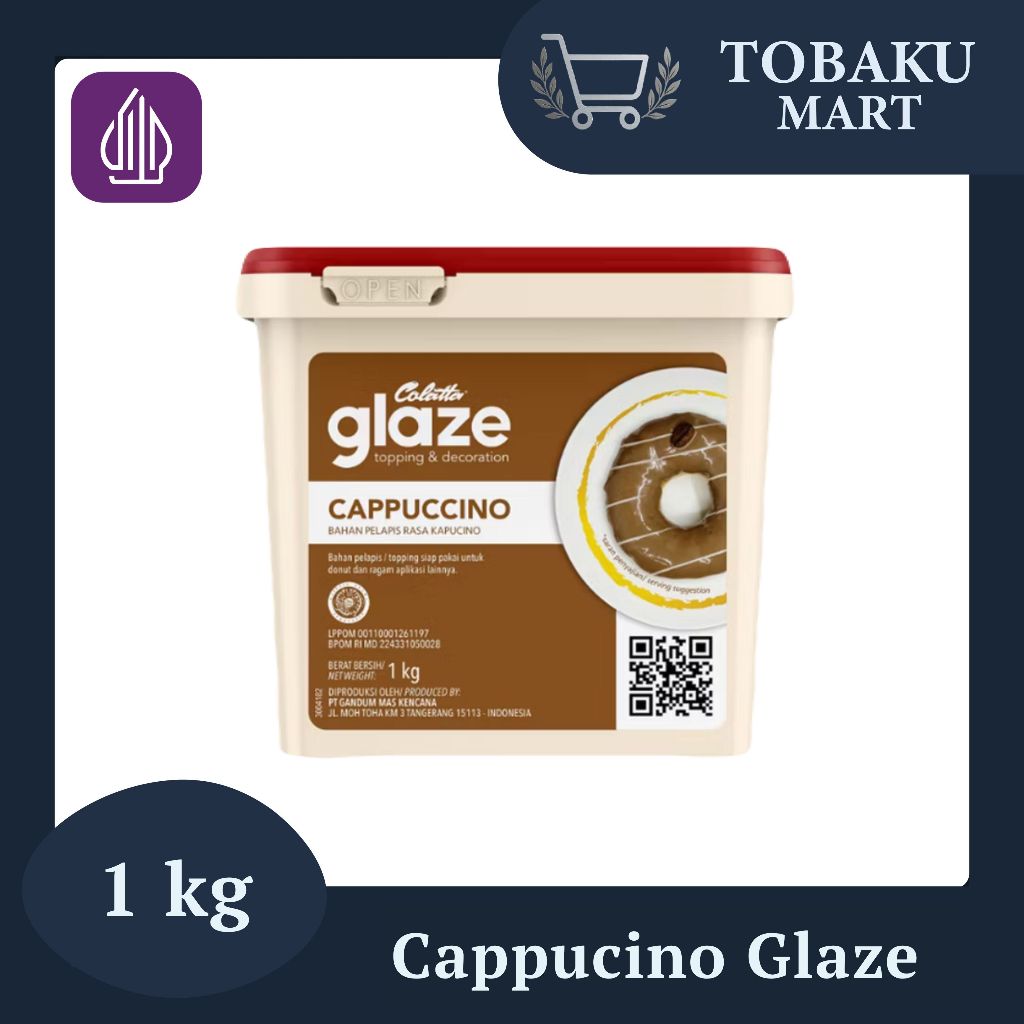 

COLATTA GLAZE CAPPUCCINO 1KG / 5KG / GLAZE CELUP SIAP PAKAI RASA CAPPUCCINO UNTUK DONAT, ROTI, DAN KUE MODERN / HASIL AKHIR MENGILAP DENGAN AROMA KOPI LEMBUT YANG UNIK / COCOK UNTUK USAHA BAKERY RUMAHAN, CEMILAN KEKINIAN, DAN DESSERT PREMIUM