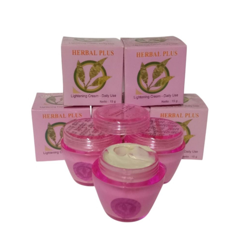 Herbal plus original Bpom lightening cream