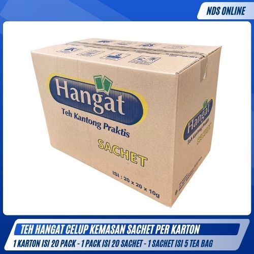 

Teh Celup Hangat Sachet | 1 Karton isi 20 Pack | Teh Kantong Praktis Hemat [INSTAN/SAMDEDAY]