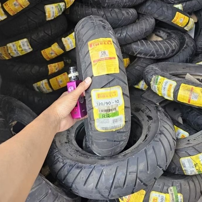 PROMO BAN TUBELESS IMPORT 120/90 RING 10 . BAN CUSTOM BIKE HONDA MONKEY Z50 GORILLA DLL.