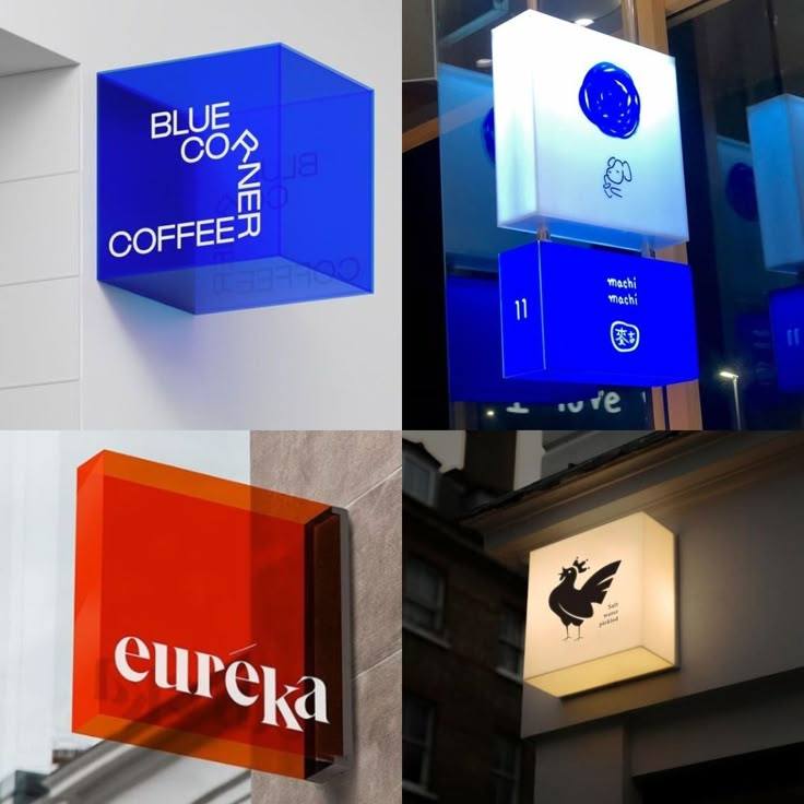 Neon Box Signage Cafe / Kafe Akrilik LED | Neon box bulat custom murah cepat | Papan nama usaha led 