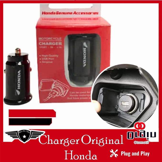 LIGHTER charger motor mobil adaptor USB charger ADV pcx Vario Aerox