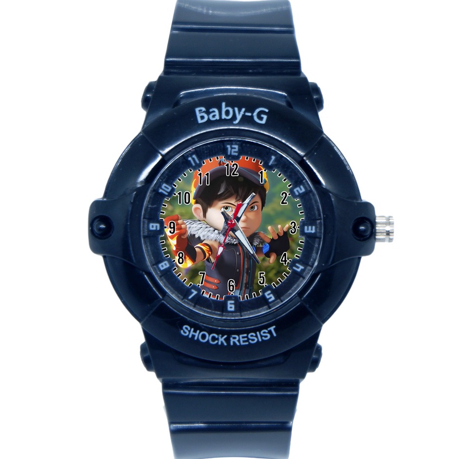 Jam Tangan Sport Anak Karakter Boboiboy Anti Air