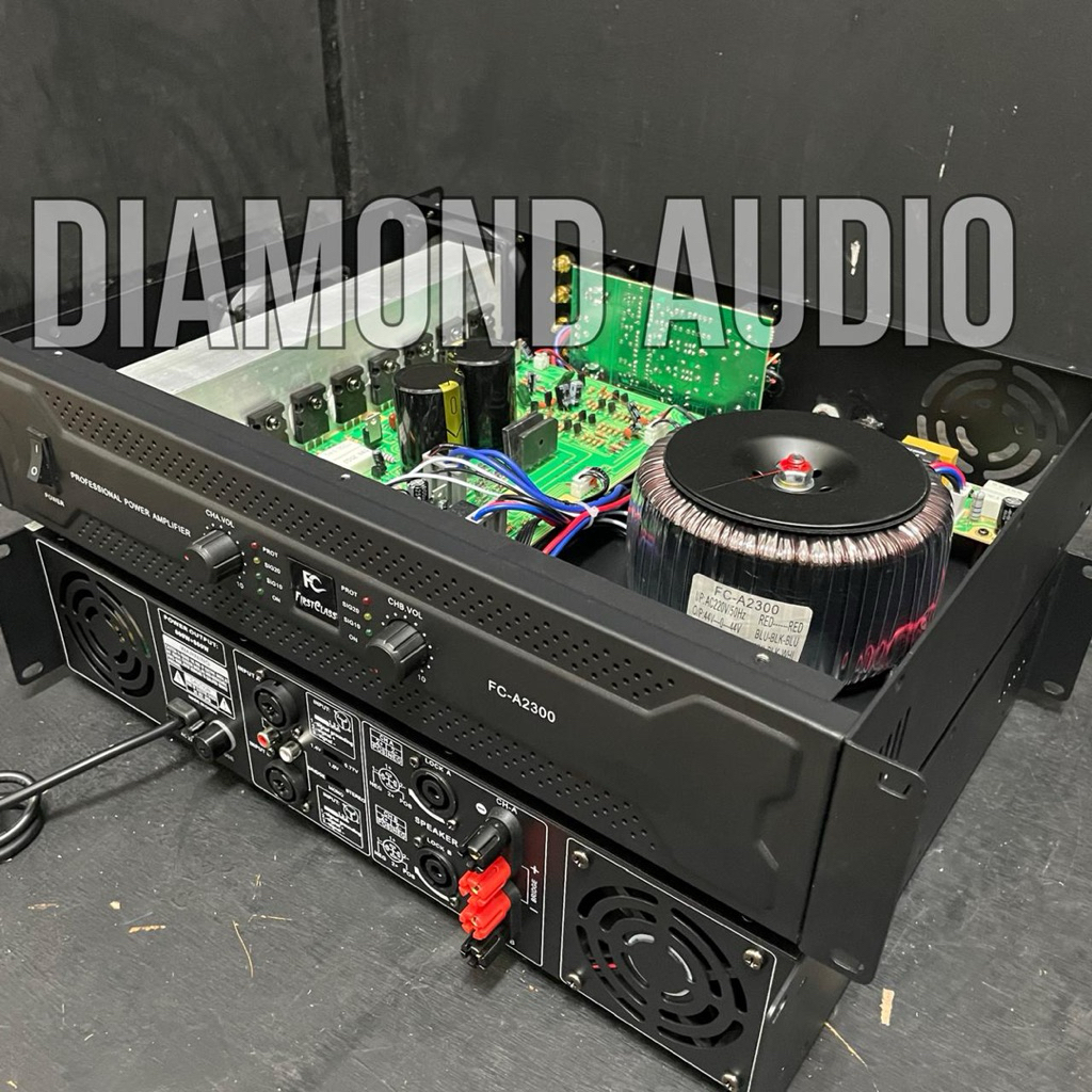 Power Amplifier Firstclass FCA 2300 Original 2 Channel FC A2300