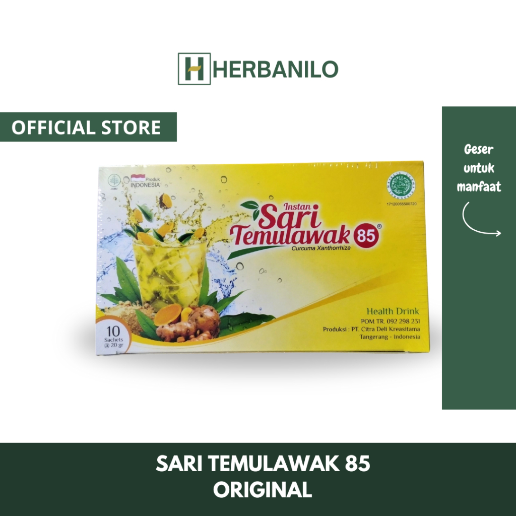 

Herbanilo - Sari Temulawak 85 Original / Sari Temulawak Instan