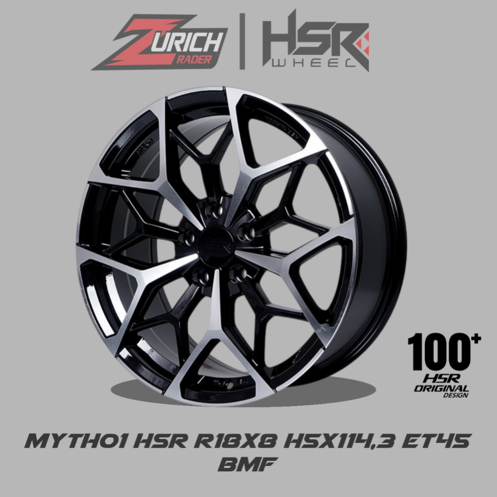 Velg Mobil Ring 18 Hsr Wheel Myth01 R18 Pelek Captiva Terios Odyssey Santafe Carnival Crv Innova