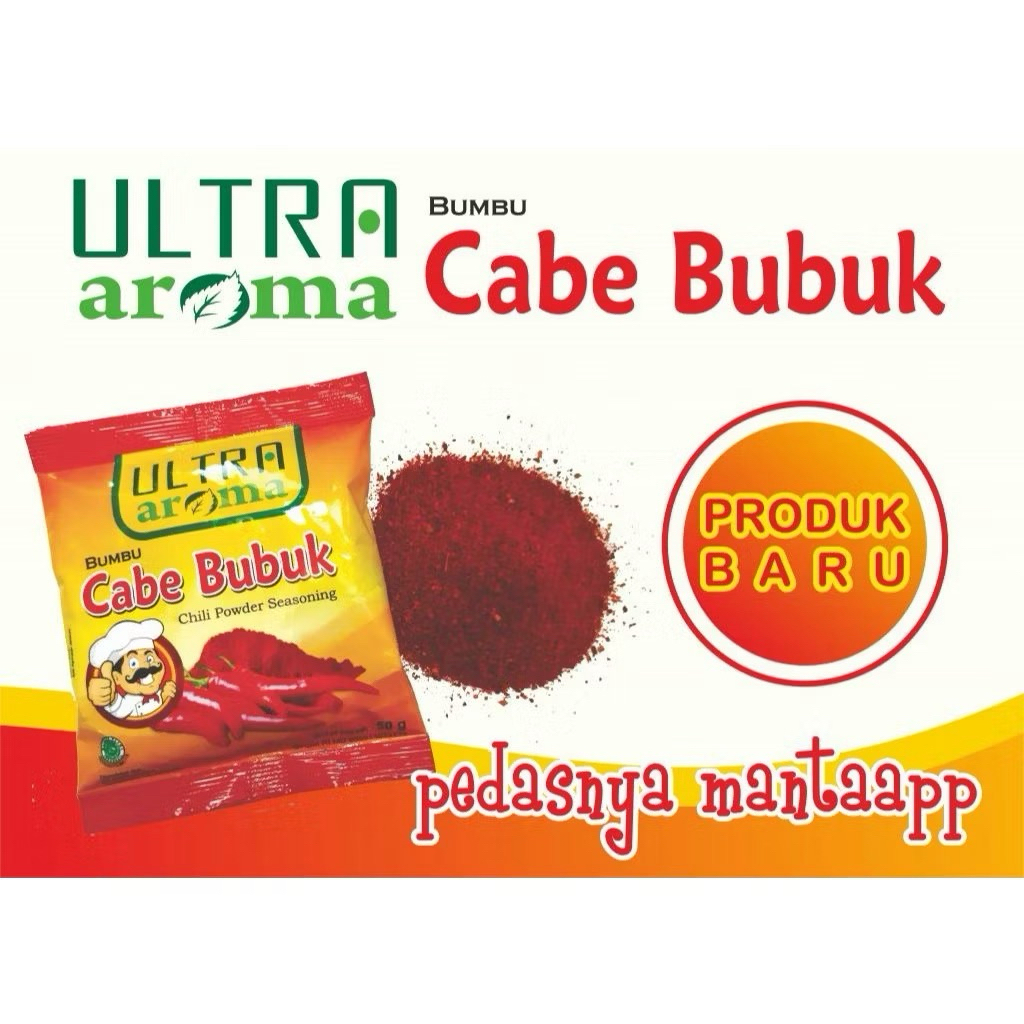 

Ultra Aroma Cabe Bubuk 50 Gram