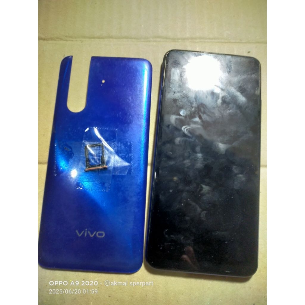 BECDOR _ BEZZEL _ TATAKAN LCD VIVO V15 PRO ORIGINAL COPOTAN
