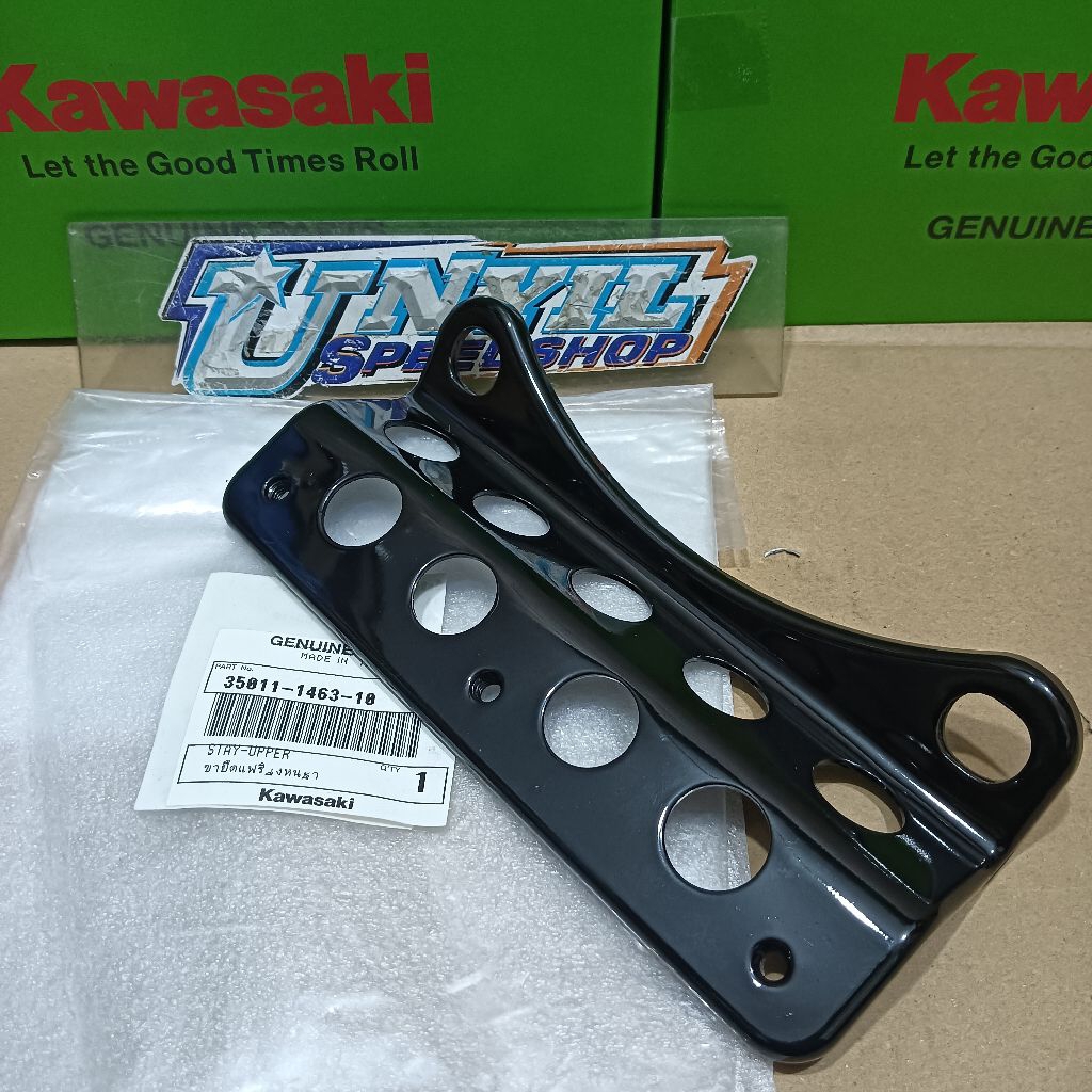 BREKET FAIRING SSR STAY UPPER BREKET DUDUKAN FAIRING KRR KR150 SSR  ORIGINAL KAWASAKI THAILAND