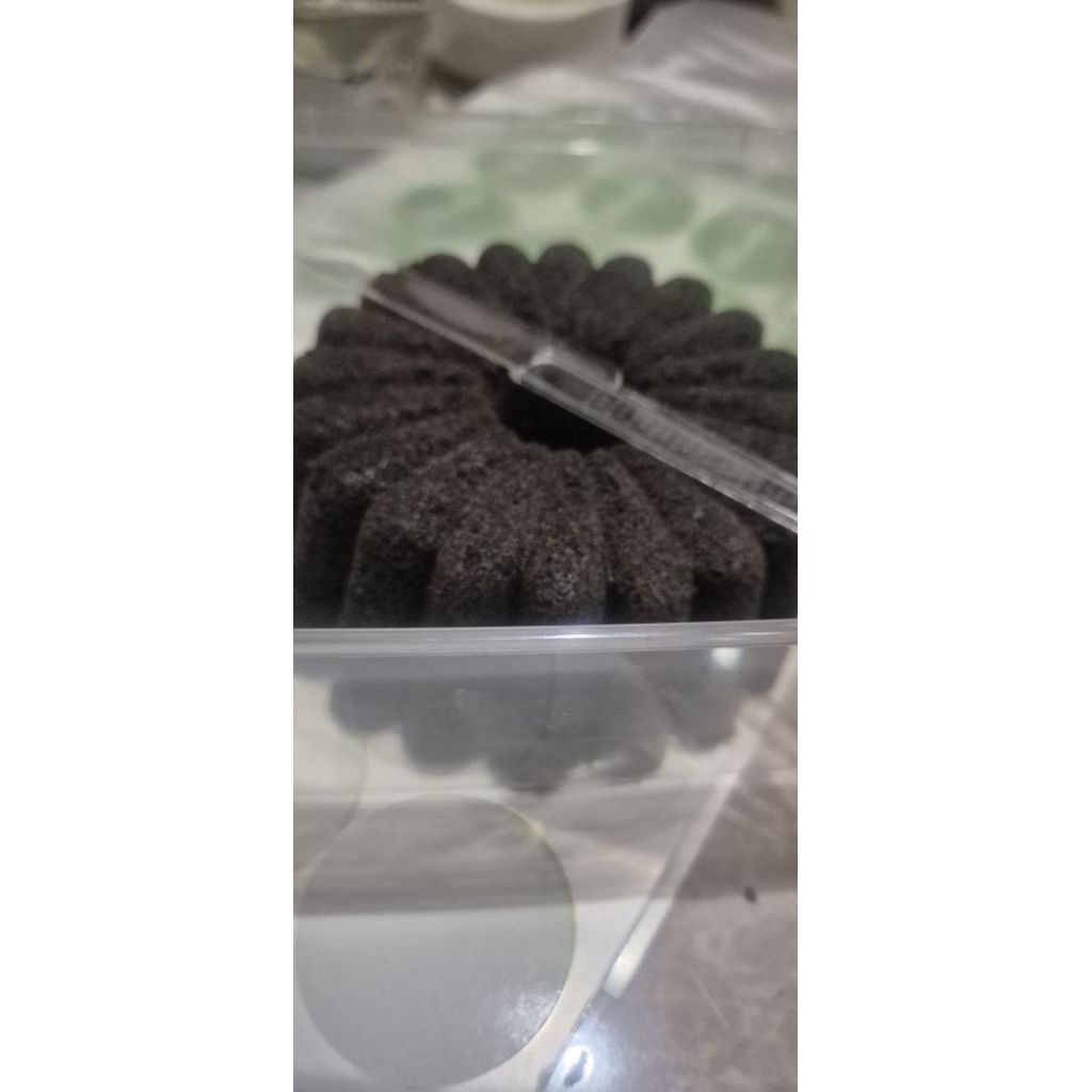 

Bolu ketan hitam filling cream cheese