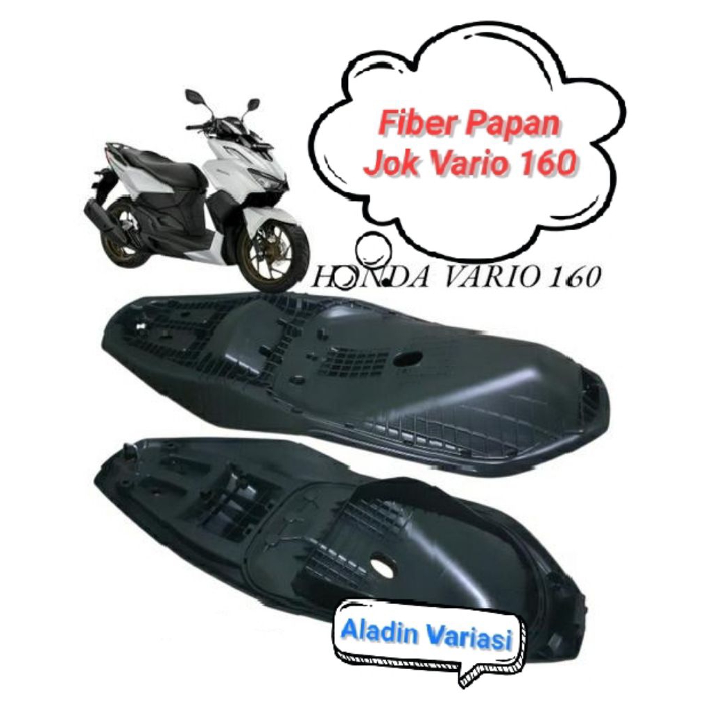 Fiber Tulang Jok Vario 160 Plat Jok Kualitas Tebal Original Motor Honda Vario 160
