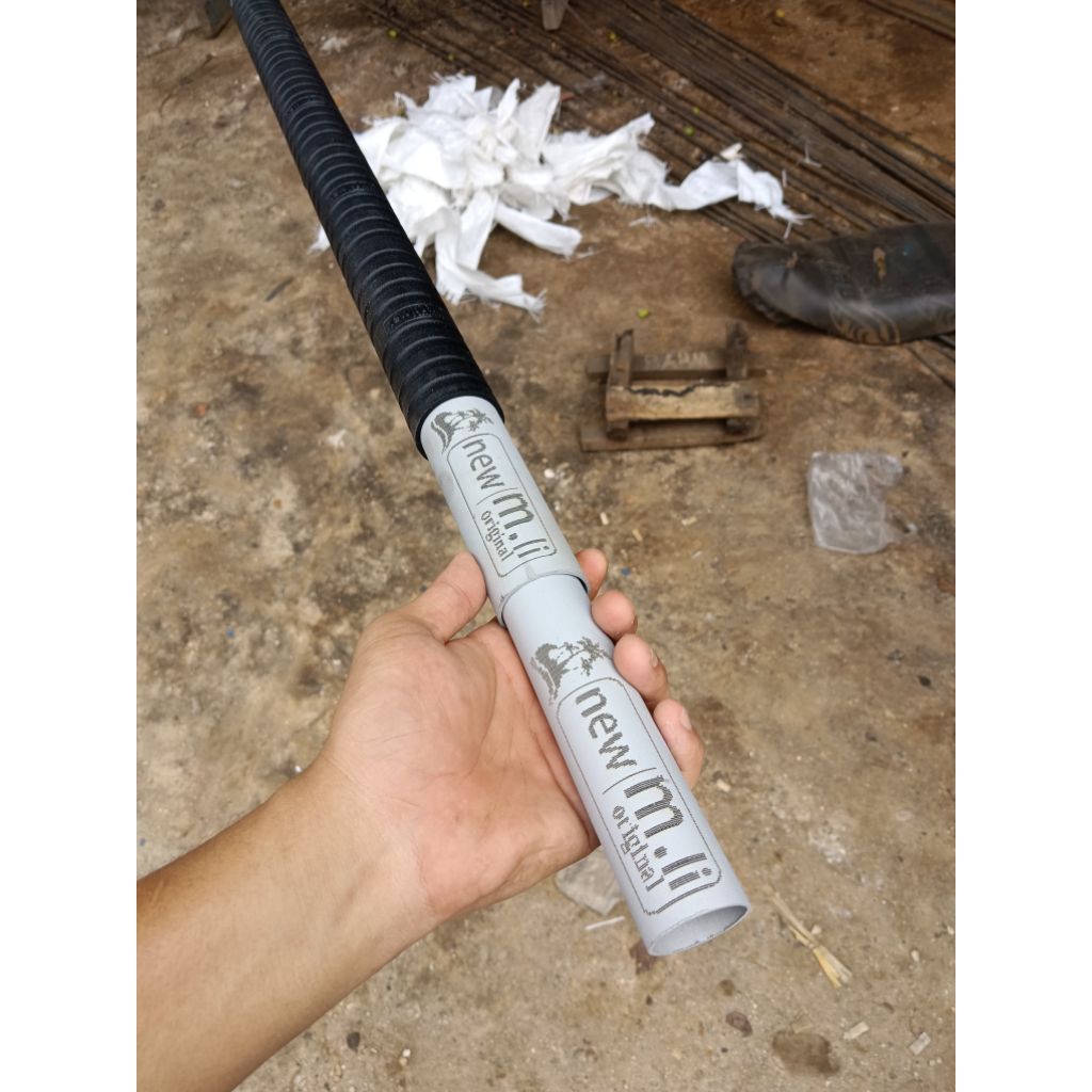 TANGKAI ATAU PIBER EGREK MEREK NEW M.Li ORIGINAL PANJANG 4+4 METER ATAU 8 METER