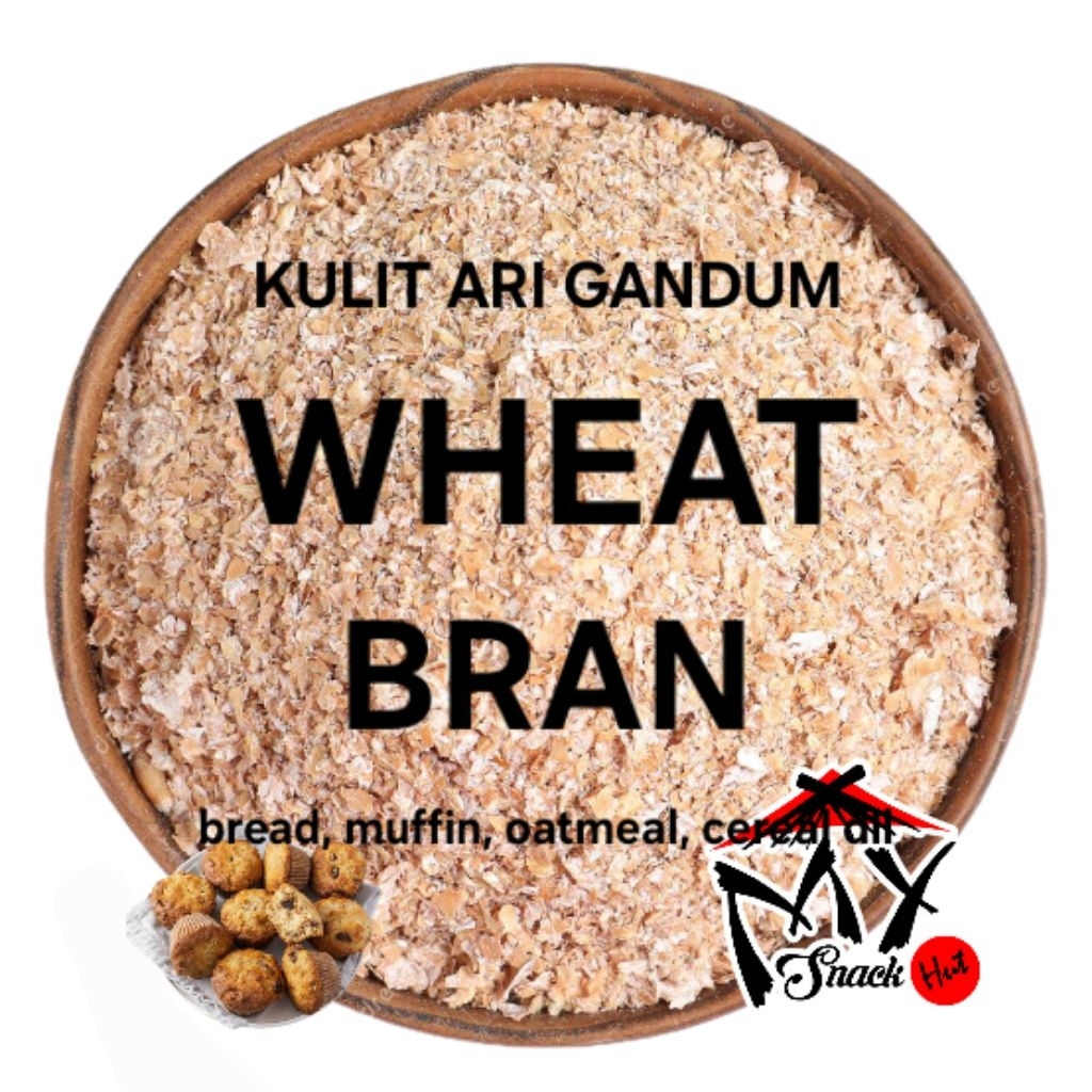 

WHEAT BRAN 100GR KULIT ARI GANDUM DIET SERAT OAT MIX MILLERS CHOKER CHOKAR GAUDHULI CEREAL MUFFIN