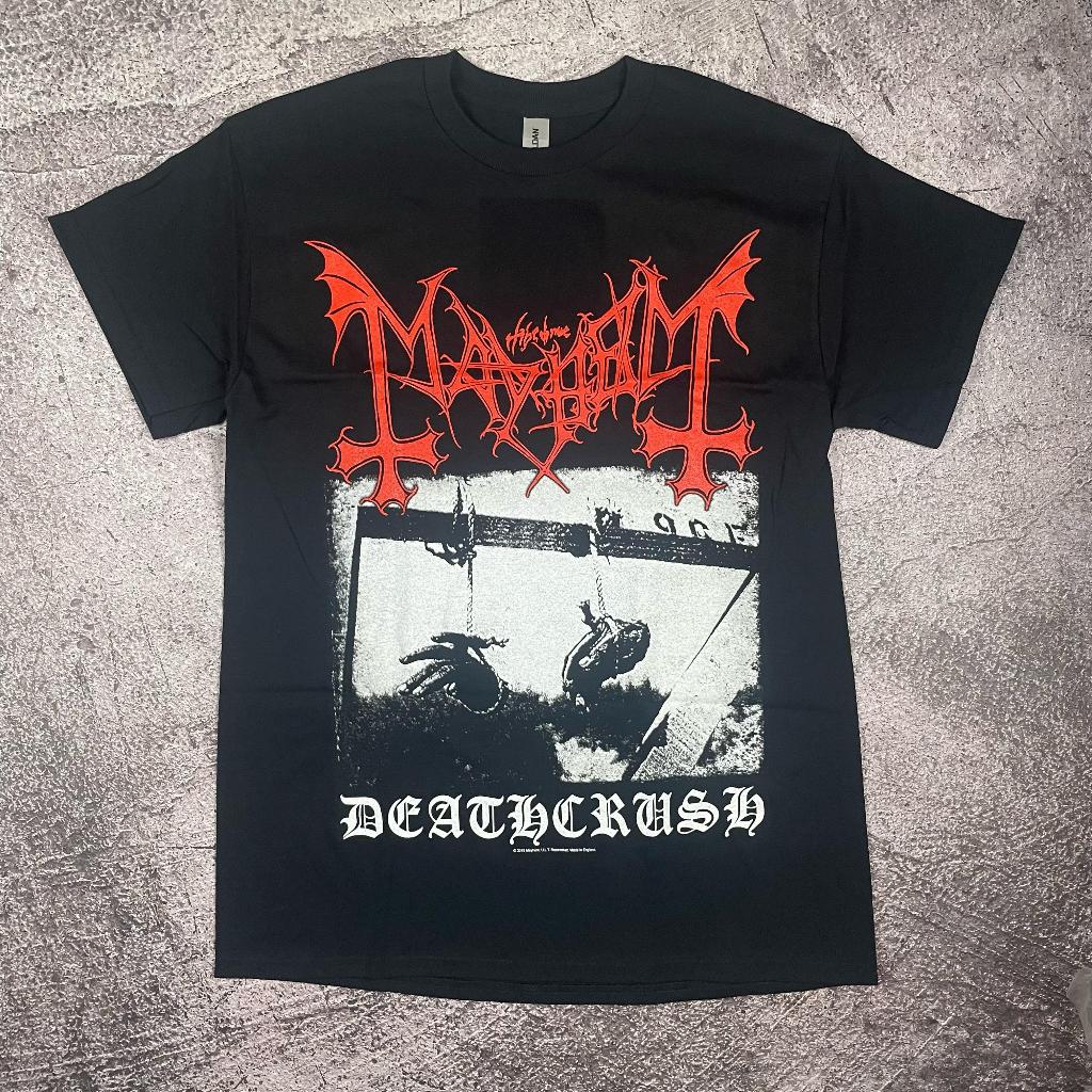 Kaos band Official Mayhem - Deathcrush Original t-shirt Pria Wanita