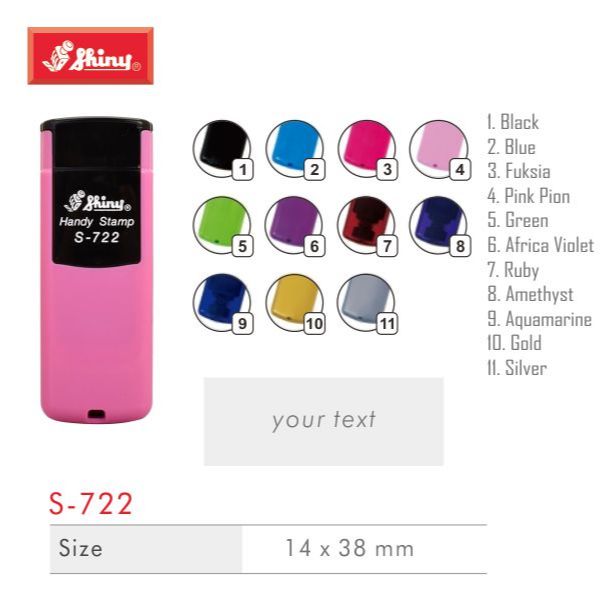 

Stempel Dokter / NIK Shiny S-722 (Handy Stamp) / Karet LASER