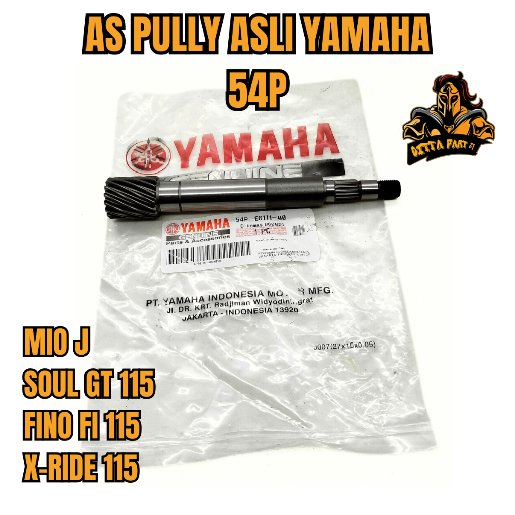ASLI ORIGINAL AS PULLY YAMAHA YGP 54P MIO J SOUL GT 115 FINO FI 115 X RIDE 115