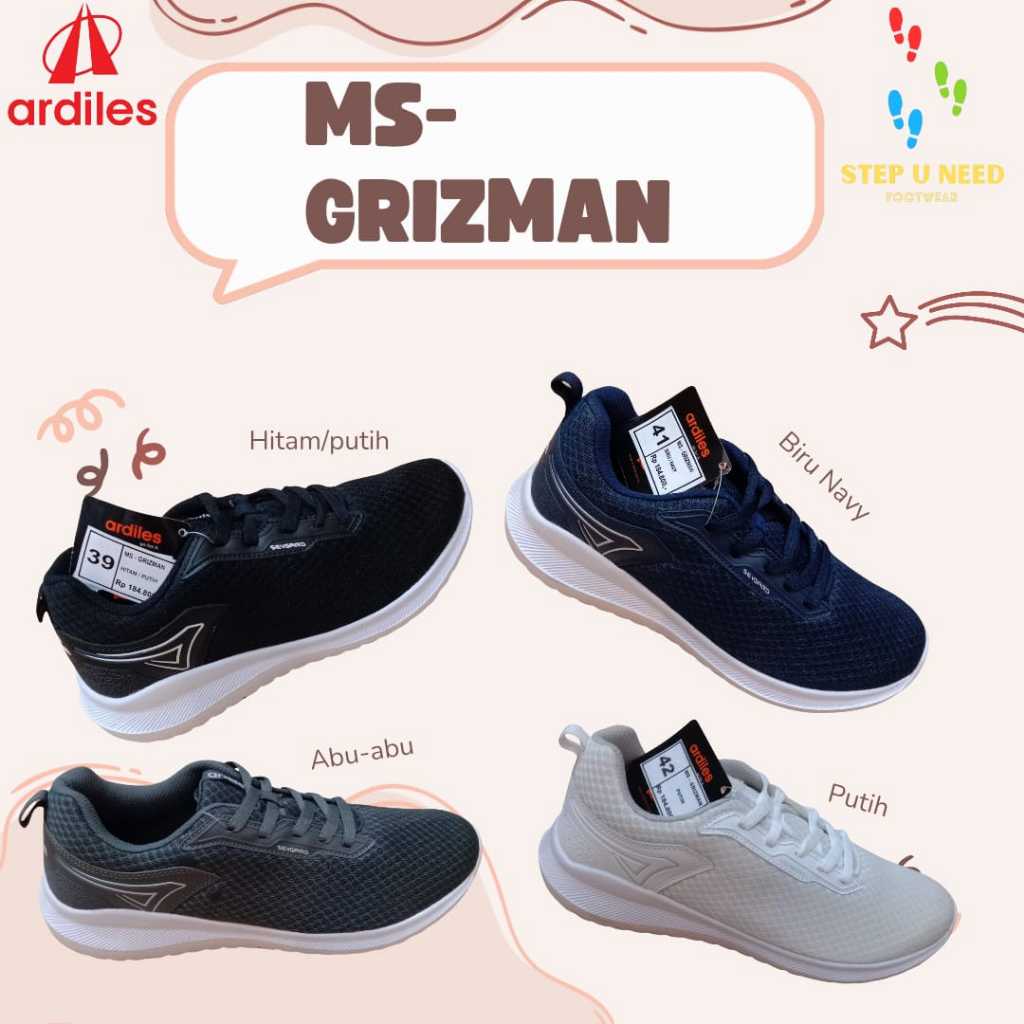 Sepatu Sneaker Tali Ardiles MS - Grizman
