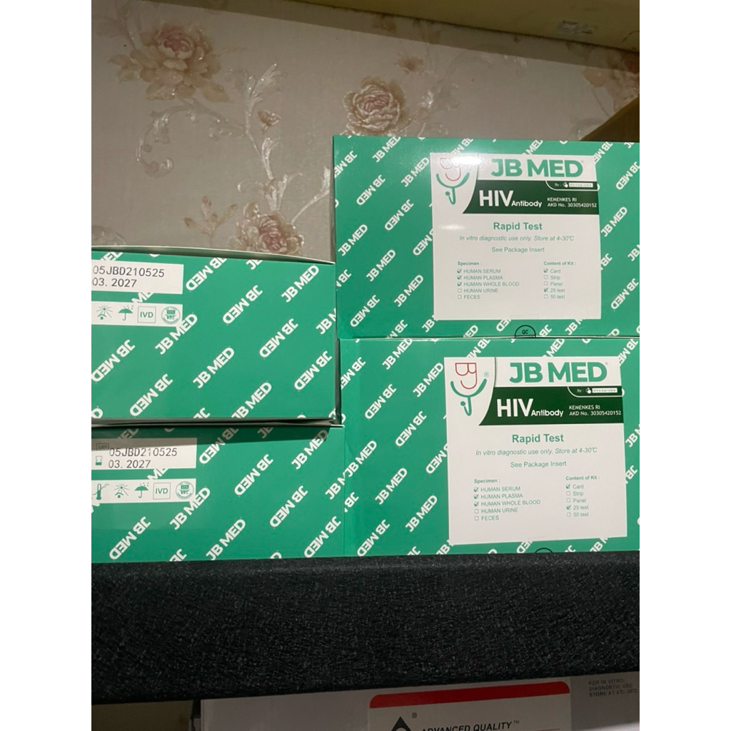 Tes HIV Oncoprof generasi4 isi 50 Test card