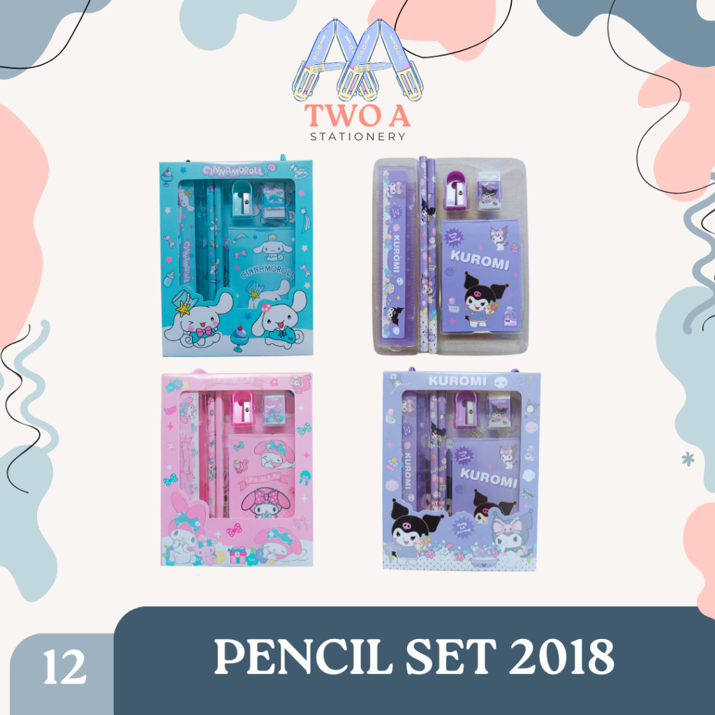 

PENCIL SET 6 in 1 / ALAT TULIS SET 6 in 1 STATIONERY SET / ALAT TULIS SEKOLAH ANAK-ANAK 2018
