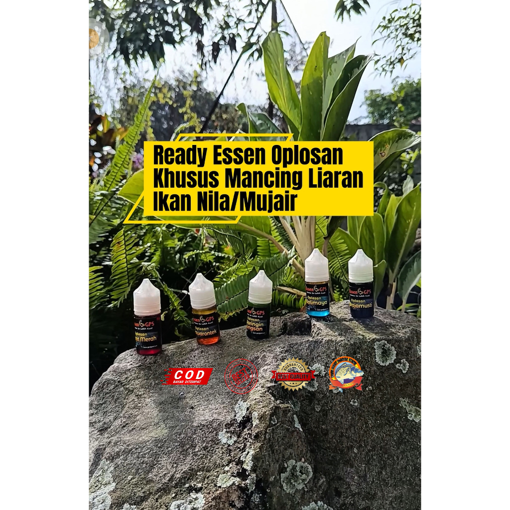 ESSEN OPLOSAN KHUSUS MANCING LIARAN/SUNGAI IKAN NILA/MUJAIR 30ML