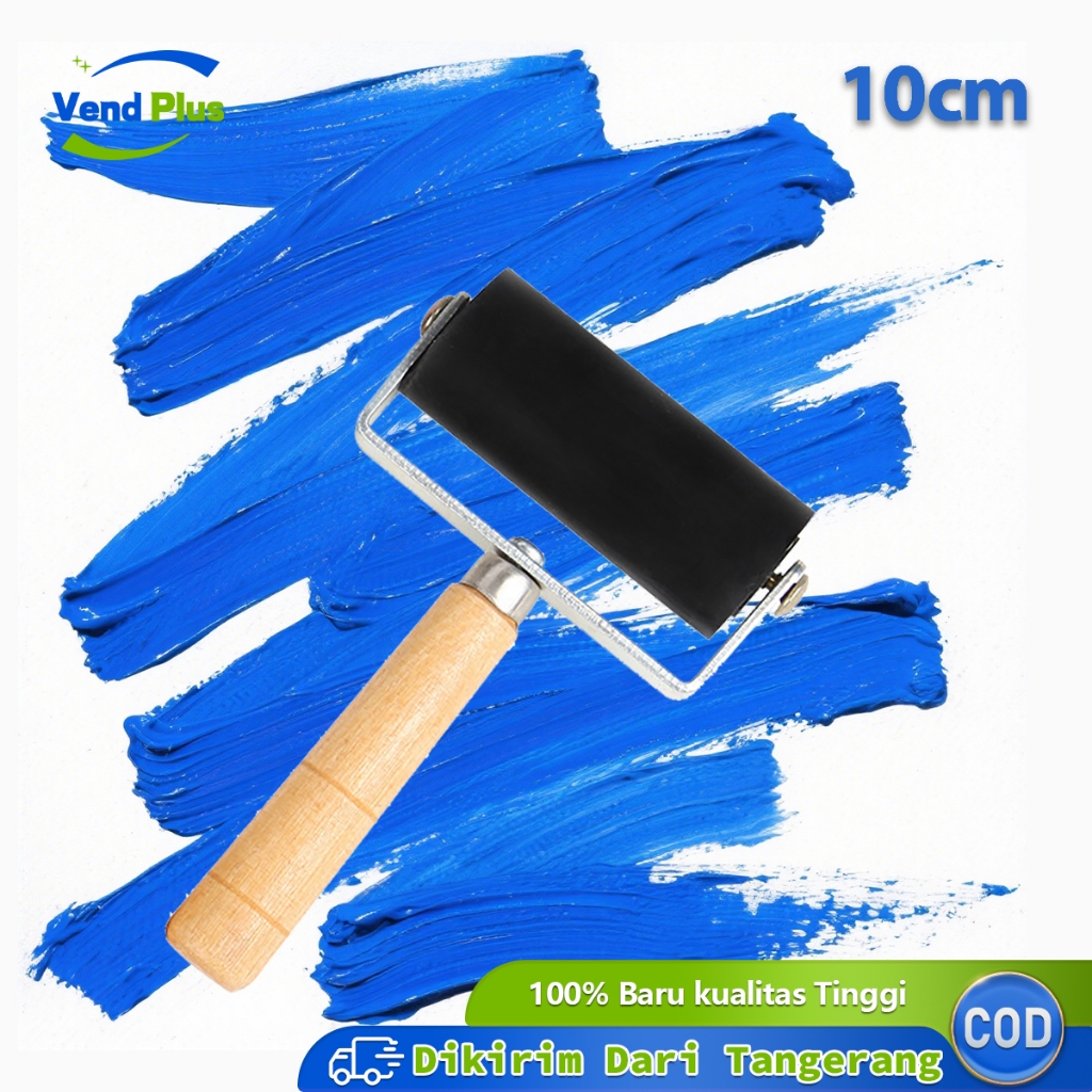 

10cm Roller Karet Hard Roll Rubber Roll Grafis Untuk Printmaking