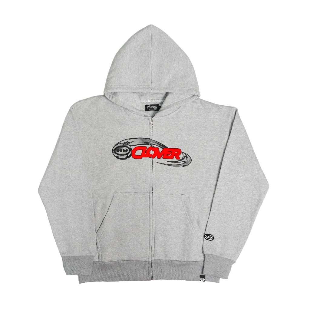 “CHILDHOOD” ZIP-UP GREY 99CLOVER