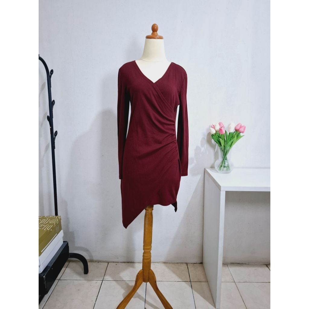 MINI DRESS WANITA DRESS ELEGAN CASUAL DRESS KOREA