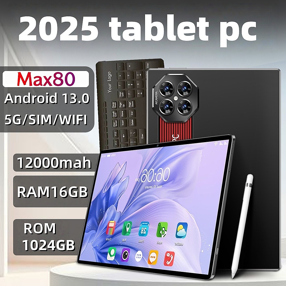 COD Baru Tablet Android 13 Pad 11.6inch 5G  Tablet Anak Murah Keyboard gratis Samsung tablet max80