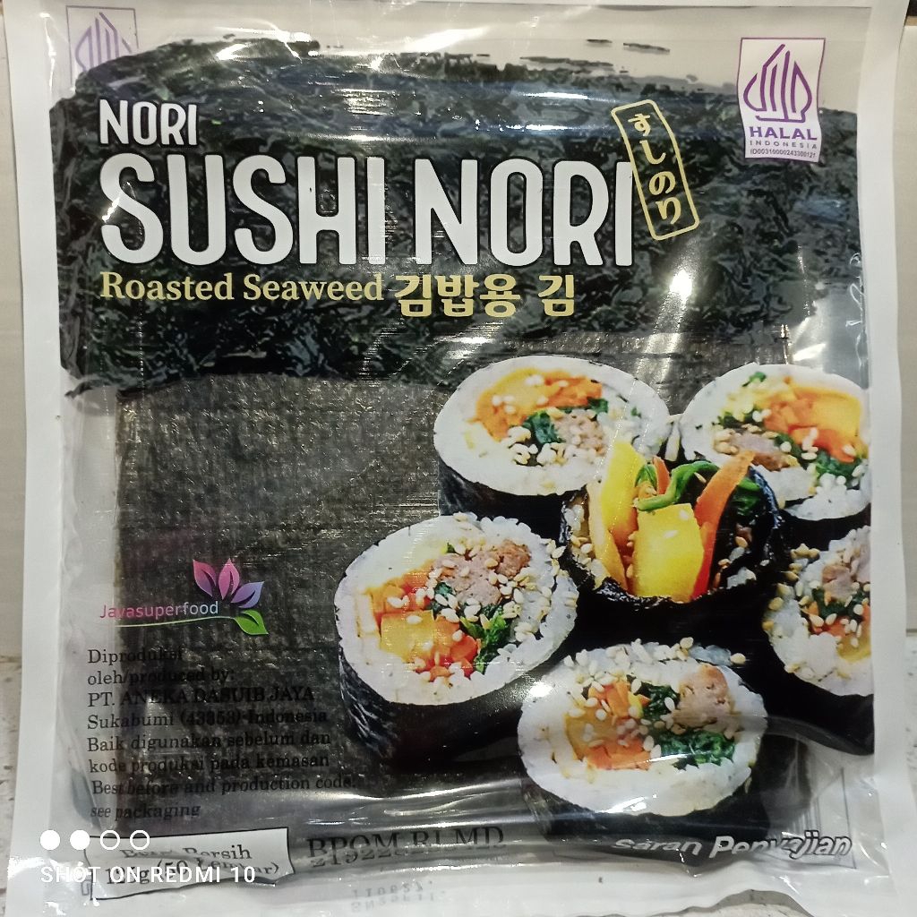

(SALE) Sushi nori 50 lembar sushi nori sakao tokinori bes kulit sushi gimbap bento halal mui bpom harga promo sale terlaris murah
