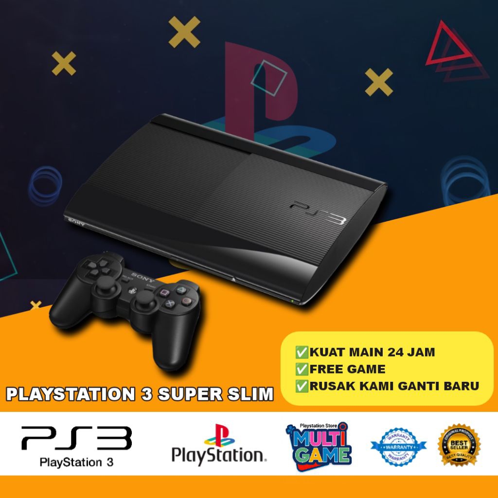 PS 3 SUPER SLIM HDD 500GB | PS3 SUPER SLIM | PS3 SUPER SLIM BIRU | PS3 SUPER SLIM MERAH | PS SUPER S