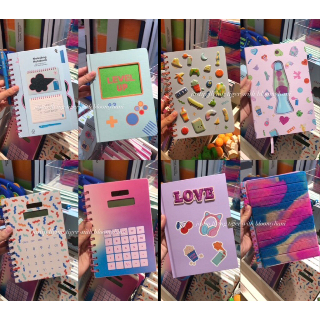 

[JASTIP FLYING TIGER] Koleksi Buku Tulis Journal Notebook Tema Game