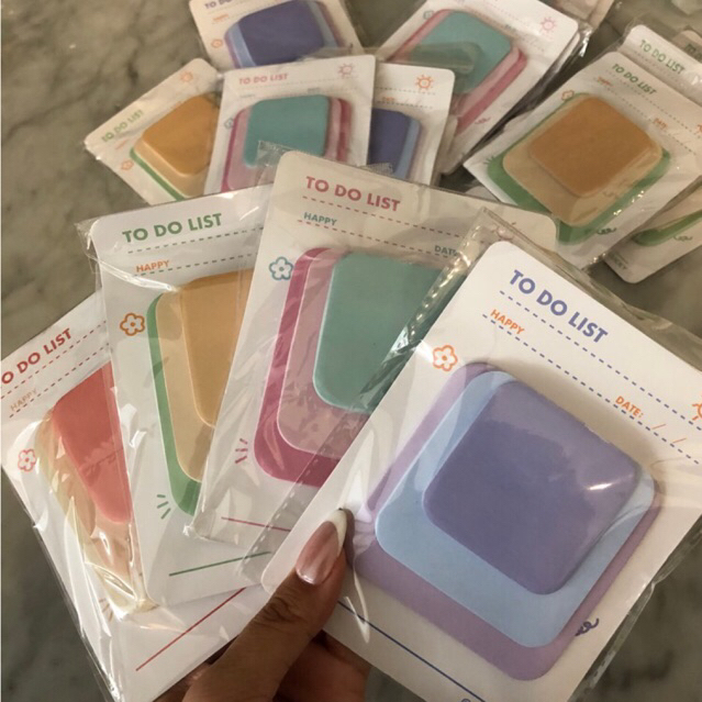 

STICKY NOTE / MEMOPAD SET 3 PASTEL