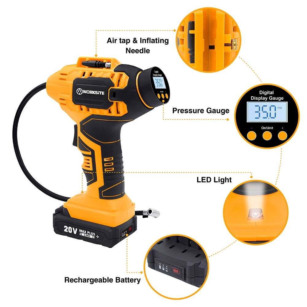 WORKSITE CAP 115 D MESIN CORDLESS KOMPRESOR MINI UNIT ONLY TERMURAH TOLONG BACA DESKRIPSI